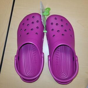 Brand new w/ tags Fuschia Crocs